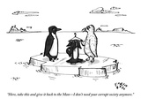 "Here, take this and give it back to the Man—I don't need your corrupt soc… Premium Giclee Print by Farley Katz