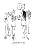 "Princeton, did you say  How interesting.  I'm a Yale man myself." - New Yorker Cartoon Premium Giclee Print by Carl Rose