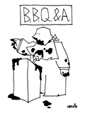 B.B.Q & A. - New Yorker Cartoon Premium Giclee Print by Ariel Molvig