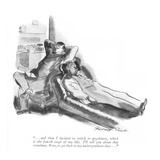 ". . . and then I decided to switch to psychiatry, which is the fourth sta…" - New Yorker Cartoon Premium Giclee Print by Garrett Price