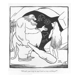 "Won't you step in and look at my etchings" - New Yorker Cartoon Premium Giclee Print by Rea Irvin