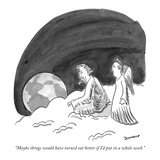 "Maybe things would have turned out better if I'd put in a whole week." - New Yorker Cartoon Premium Giclee Print by John Donohue