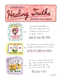 Introducing . . .Healing Truths Mother's Day Cards - New Yorker Cartoon Premium Giclee Print by Roz Chast