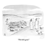 "The kid's good." - New Yorker Cartoon Premium Giclee Print by Paul Noth