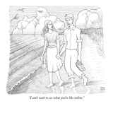 "I can't wait to see what you're like online." - New Yorker Cartoon Premium Giclee Print by Paul Noth