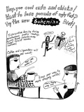 Hey, you cool cats and chicks!  Want to lose pounds of ugly fat  Try the … - New Yorker Cartoon Premium Giclee Print by Stephanie Skalisky