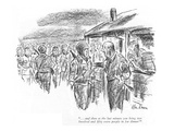 ". . . and then at the last minute you bring two hundred and fifty extra pe…" - New Yorker Cartoon Premium Giclee Print by Alan Dunn