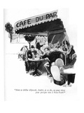 "Avec ce dollar déprecié, André, je te dis, on peut vivre pour presque rie… Premium Giclee Print by Carl Rose