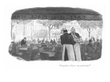 "Regardes, Pierre—an américain!" - New Yorker Cartoon Premium Giclee Print by Carl Rose
