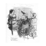 "You're wanted on the phone, Miss McCardy." - New Yorker Cartoon Premium Giclee Print by Perry Barlow