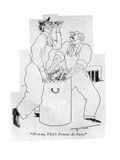 "M-m-m, Ybry's Femme de Paris." - New Yorker Cartoon Premium Giclee Print by Augustus Peck