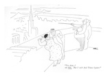 "Yes dear, I see him. But I can't find Times Square." - New Yorker Cartoon Premium Giclee Print by Unknown Alain