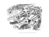 "I feel as if we've known them for years." - New Yorker Cartoon Premium Giclee Print by Barney Tobey