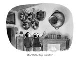 "And that's a huge colander." - New Yorker Cartoon Premium Giclee Print by Harry Bliss