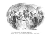 "I'm going to take the bœuf en papillotes maître d'hôtel. If I don't use m… Premium Giclee Print by Alan Dunn