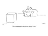 "They should make the election best of seven." - New Yorker Cartoon Premium Giclee Print by Michael Shaw