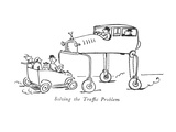 Solving the Traffic Problem - New Yorker Cartoon Premium Giclee Print by Alfred Frueh
