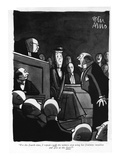 "For the fourth time, I repeat—will the witness stop using her feminine in… Premium Giclee Print by Peter Arno