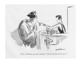 "This is 'N'aimez que moi,' madame—'Don't love nobody but me.' " - New Yorker Cartoon Premium Giclee Print by Helen E. Hokinson
