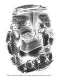 "Notice, class, how Angela circles, always keeping the desk between them .…" - New Yorker Cartoon Premium Giclee Print by Jr., Whitney Darrow