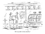 "He's very stable—he has a land line." - New Yorker Cartoon Premium Giclee Print by Barbara Smaller