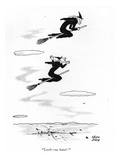 "Look—no hands!" - New Yorker Cartoon Premium Giclee Print by Chon Day
