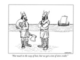 "Not much in the way of loot, but we got a ton of store credit." - New Yorker Cartoon Premium Giclee Print by Alex Gregory