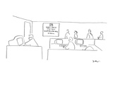 Office sign reads, '14 days Since the Last Inappropriate E-mail.' - New Yorker Cartoon Premium Giclee Print by Michael Shaw