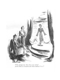 "The design for this dress was wired from Paris to London and then radioed…" - New Yorker Cartoon Premium Giclee Print by Alan Dunn