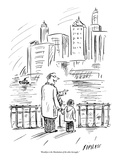 "Brooklyn is the Manhattan of the other boroughs." - New Yorker Cartoon Premium Giclee Print by David Sipress