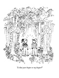 "Is that your beeper or my beeper" - New Yorker Cartoon Reproduction procédé giclée Premium par Joseph Farris