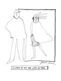 A Little of Him And Lots Of Her - New Yorker Cartoon Premium Giclee Print by David Pascal
