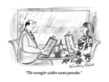 "The wrangler within wants pancakes." - New Yorker Cartoon Premium Giclee Print by Victoria Roberts