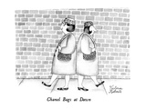 Chanel Bags at Dawn - New Yorker Cartoon Premium Giclee Print by Victoria Roberts