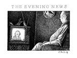The Evening News - New Yorker Cartoon Premium Giclee Print by Ann McCarthy