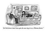 "An 'Irish divorce' doesn't have quite the same ring to it as a 'Mexican d…" - New Yorker Cartoon Premium Giclee Print by Victoria Roberts