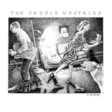 The People Upstairs - New Yorker Cartoon Premium Giclee Print by Ann McCarthy