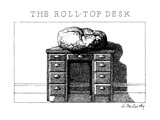 The Roll-Top Desk - New Yorker Cartoon Premium Giclee Print by Ann McCarthy