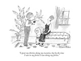 "I spent my thirties doing my twenties, but by the time I was in my fortie…" - New Yorker Cartoon Premium Giclee Print by Victoria Roberts