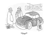 "Oops!" - New Yorker Cartoon Premium Giclee Print by Gahan Wilson