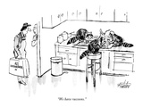 "We have raccoons." - New Yorker Cartoon Premium Giclee Print by Mischa Richter