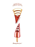Good Humor Landmarks - New Yorker Cartoon Premium Giclee Print by Andrea Arroyo