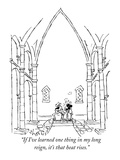 "If I've learned one thing in my long reign, it's that heat rises." - New Yorker Cartoon Premium Giclee Print by Sidney Harris