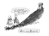 Jack and Jennifer - New Yorker Cartoon Premium Giclee Print by Edward Frascino