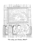 "Not eating your Cheezies, Miller" - New Yorker Cartoon Premium Giclee Print by Gahan Wilson