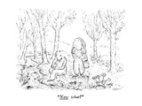 "Now what" - New Yorker Cartoon Premium Giclee Print by Edward Koren