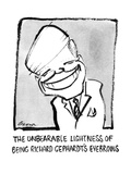 The Unbearable Lightness Of Being Richard Gephardt's Eyebrows - New Yorker Cartoon Premium Giclee Print by Lee Lorenz