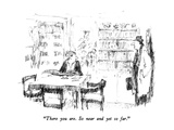 "There you are.  So near and yet so far." - New Yorker Cartoon Premium Giclee Print by Robert Weber