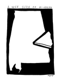 A Nice Slice of Alabama. - New Yorker Cartoon Premium Giclee Print by Roz Zanengo