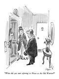 "When did you start referring to Nixon as the Old Warrior" - New Yorker Cartoon Premium Giclee Print by Lee Lorenz